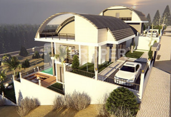 Вилла 5+1 в Бекташе, Алания, Турция | PTE-43558