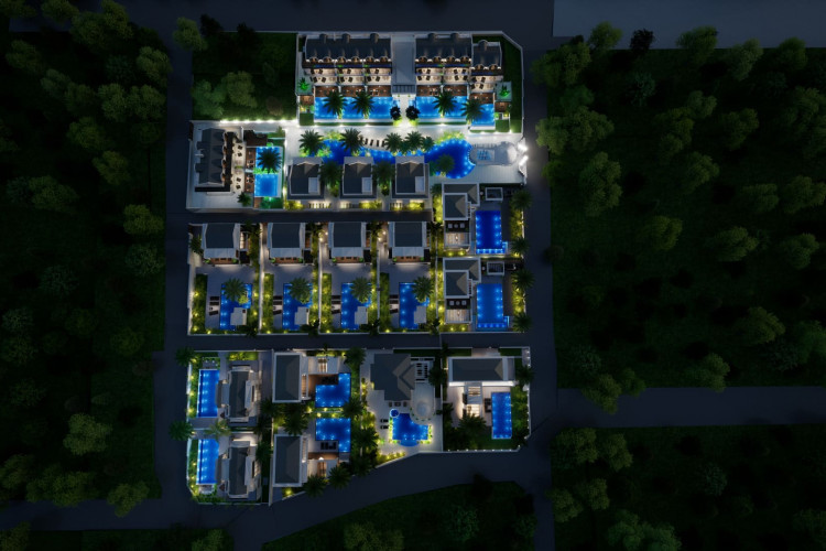 Вилла 4+1 в Олюдениз, Фетхие, Турция | PKK-43948