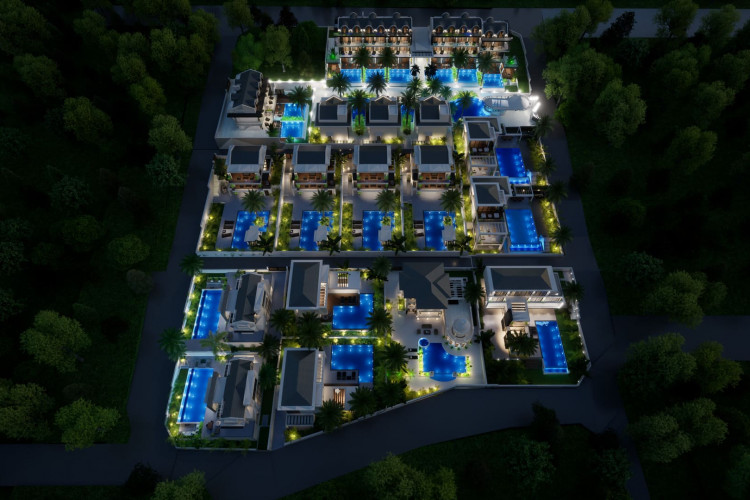 Вилла 4+1 в Олюдениз, Фетхие, Турция | PKK-43948