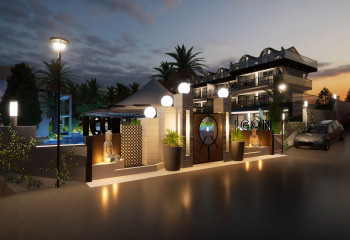 Вилла 4+1 в Олюдениз, Фетхие, Турция | PKK-43948