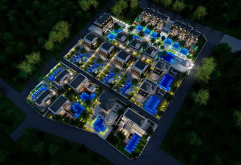 Вилла 4+1 в Олюдениз, Фетхие, Турция | PKK-43948