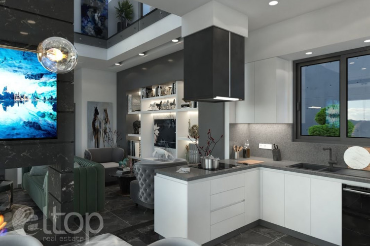 Вилла 3+1 в Алании, Турция | PTE-05565