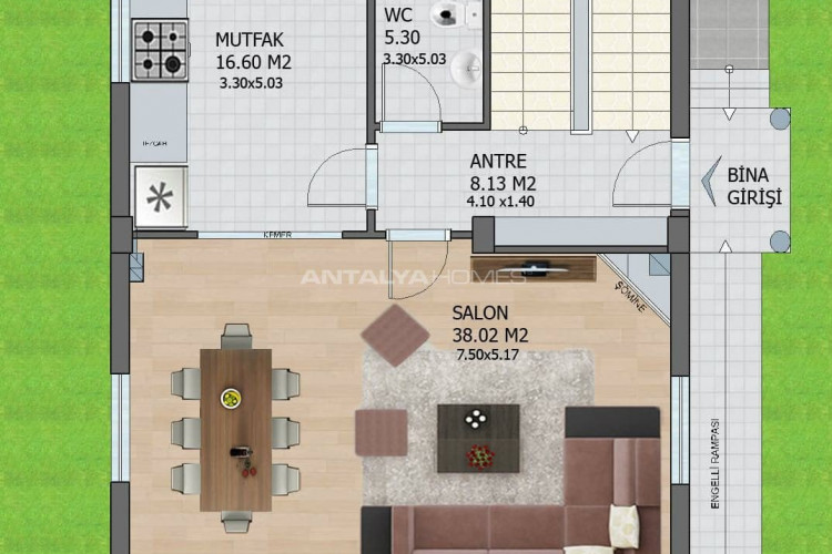 Вилла 5+1 в Дёшемеалты, Турция | SBB-44839