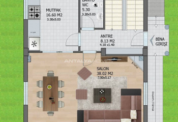 Вилла 5+1 в Дёшемеалты, Турция | SBB-44839