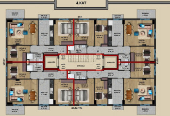 Квартира 2+1 в Анталии, Турция | STE-45210