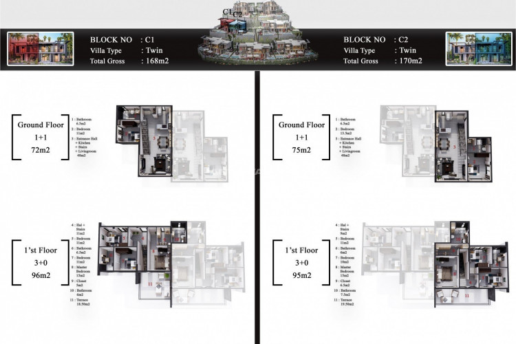 Вилла 4+1 в Алании, Турция | PBB-45419
