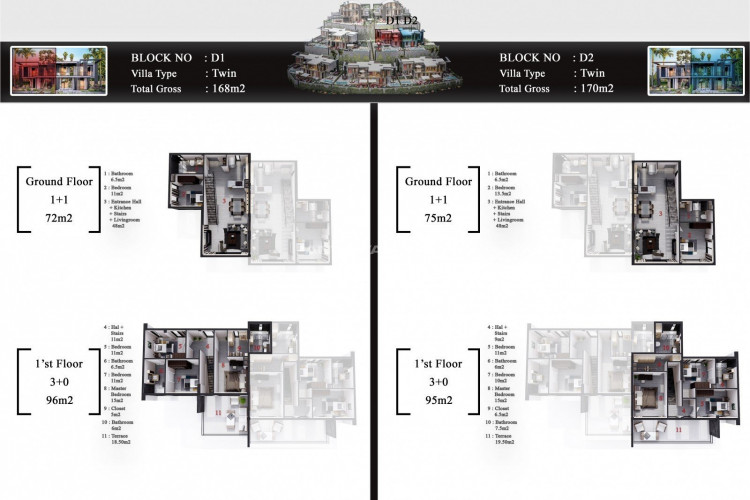 Вилла 4+1 в Алании, Турция | PKK-45418