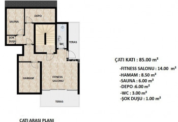 Вилла 3+1 в Серике, Турция | STE-45562