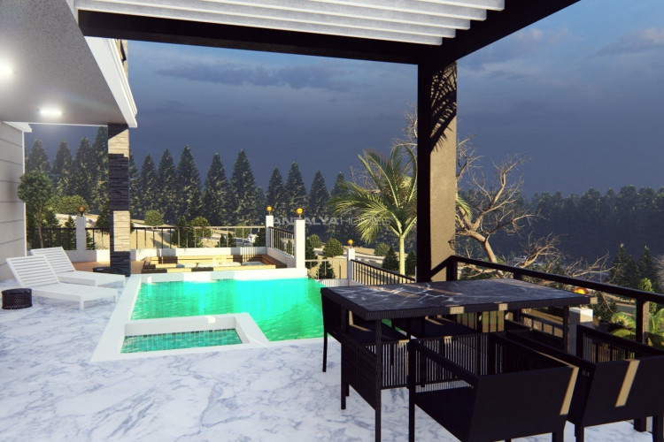 Вилла 4+1 в Алании, Турция | PTE-45538