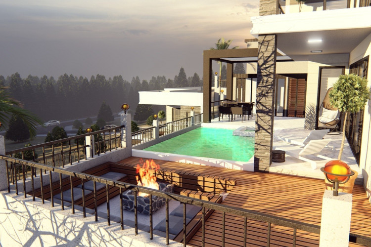 Вилла 4+1 в Алании, Турция | PTE-45538