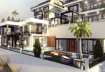 Вилла 4+1 в Алании, Турция | PTE-45538