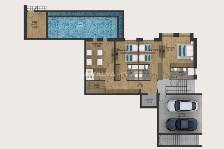 Вилла 5+1 в Бодруме, Турция | SBB-45703