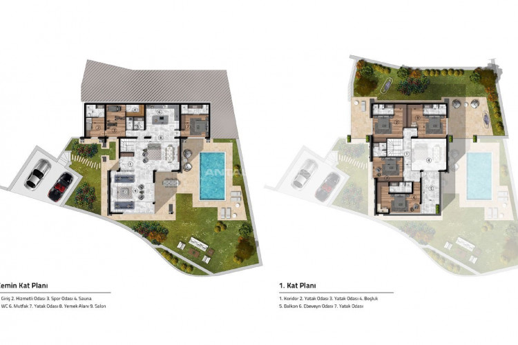 Вилла 6+1 в Бодруме, Турция | SBB-45730