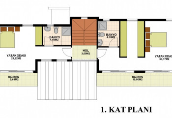 Вилла 4+1 в Фетхие, Турция | PKK-45748