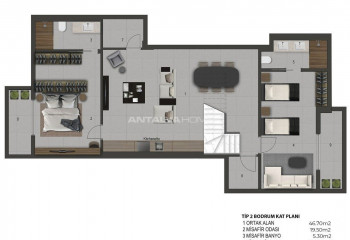 Вилла 5+1 в Бодруме, Турция | STE-45776