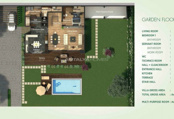 Вилла 3+1 в Бююкчекмедже, Турция | PKK-46164