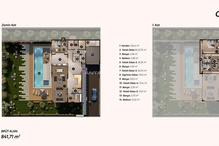 Вилла 6+1 в Бююкчекмедже, Турция | PKK-46744