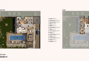 Вилла 6+1 в Бююкчекмедже, Турция | PKK-46744