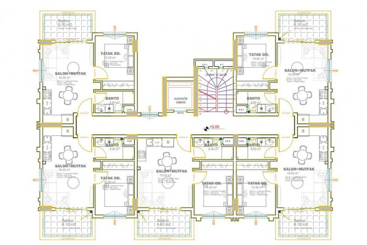 Пентхаус 2+1 в Алании, Турция | PKK-47079