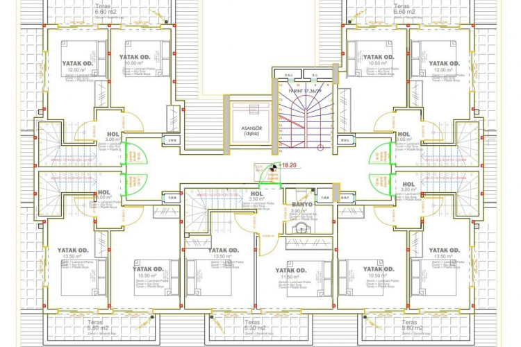 Пентхаус 2+1 в Алании, Турция | PKK-47079