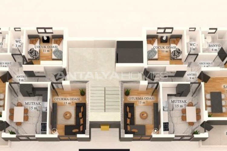 Квартира 3+1 в Серике, Турция | PBB-47078