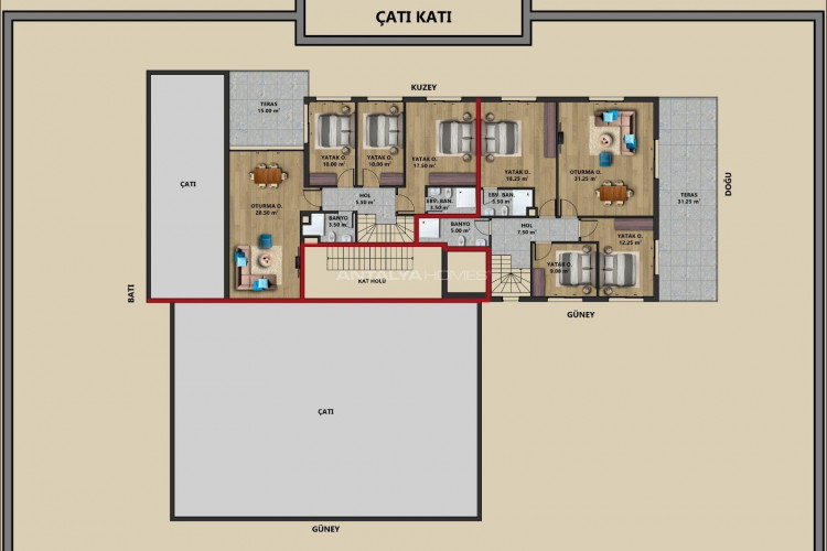 Квартира 3+1 в Анталии, Турция | STE-47082