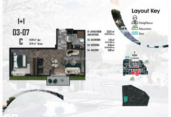 Квартира 2+1 в Чинарджике, Турция | PTE-47194