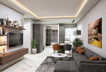 Квартира 1+1 в Алании, Турция
