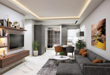 Квартира 1+1 в Алании, Турция