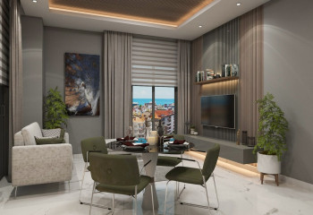 Квартира 1+1 в Алании, Турция