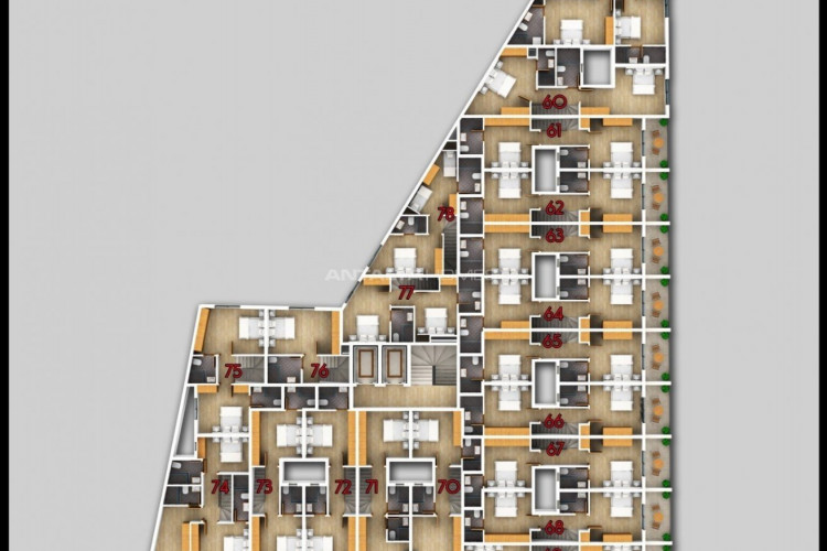 Квартира 1+1 в Фетхие, Турция | SBB-47466