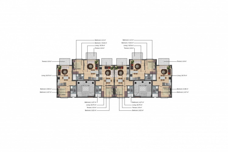 Квартира 3+1 в Фетхие, Турция | STE-47465