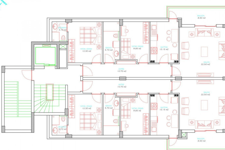Квартира 2+1 в Анталии, Турция | PBB-47559
