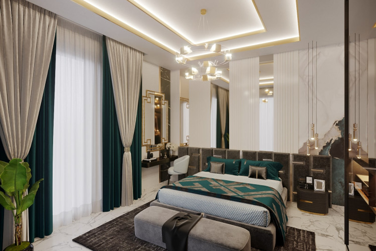 Вилла 5+1 в Каргыджаке, Алания, Турция | PTE-47981