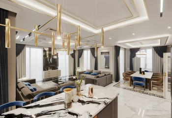 Вилла 5+1 в Каргыджаке, Алания, Турция | PTE-47981