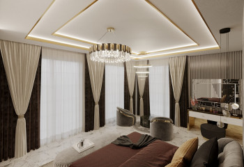 Вилла 5+1 в Каргыджаке, Алания, Турция | PTE-47981