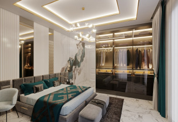 Вилла 5+1 в Каргыджаке, Алания, Турция | PTE-47981