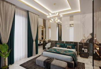 Вилла 5+1 в Каргыджаке, Алания, Турция | PTE-47981