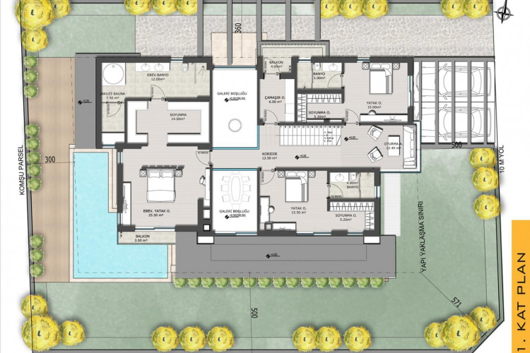 Вилла 4+1 в Анталии, Турция | STE-48161