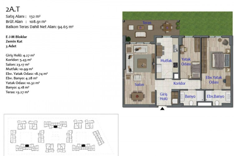 Квартира 1+1 в Анталии, Турция | SBB-48372