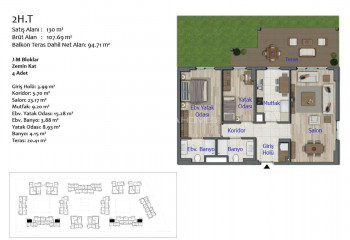 Квартира 1+1 в Анталии, Турция | SBB-48372