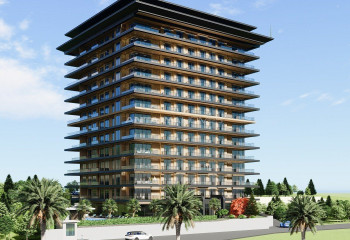 Квартира 1+1 в Алании, Турция