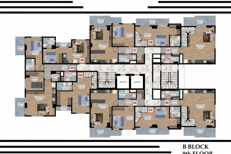 Пентхаус 2+1 в Алании, Турция | PBB-48402