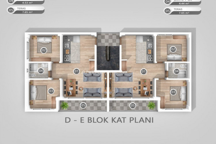 Квартира 2+1 в Бодруме, Турция | PBB-48441