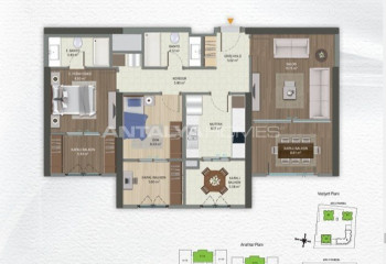 Квартира 2+1 в Стамбуле, Турция | STE-48497