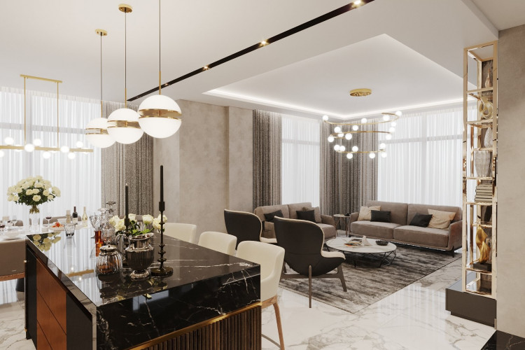 Вилла 4+1 в Каргыджаке, Алания, Турция | STE-48637