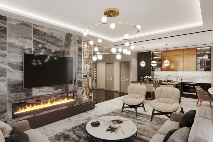 Вилла 4+1 в Каргыджаке, Алания, Турция | STE-48637