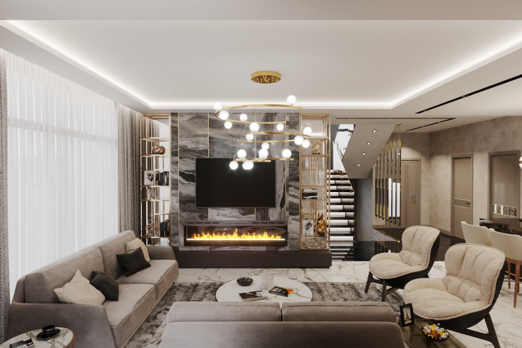 Вилла 4+1 в Каргыджаке, Алания, Турция | STE-48637