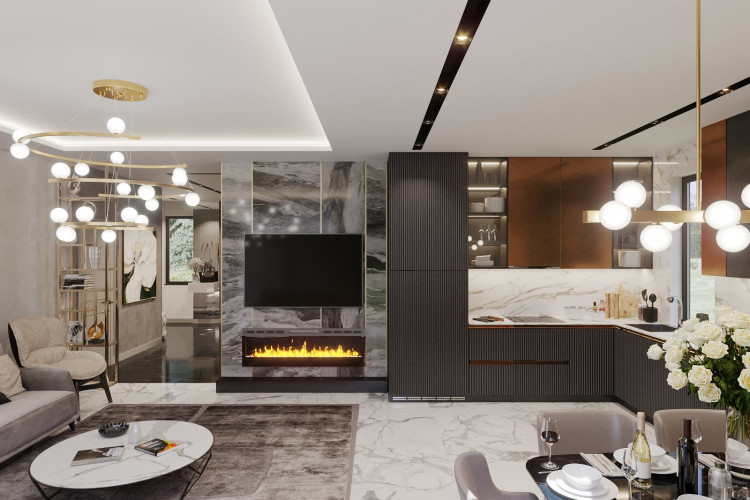 Вилла 4+1 в Каргыджаке, Алания, Турция | STE-48637