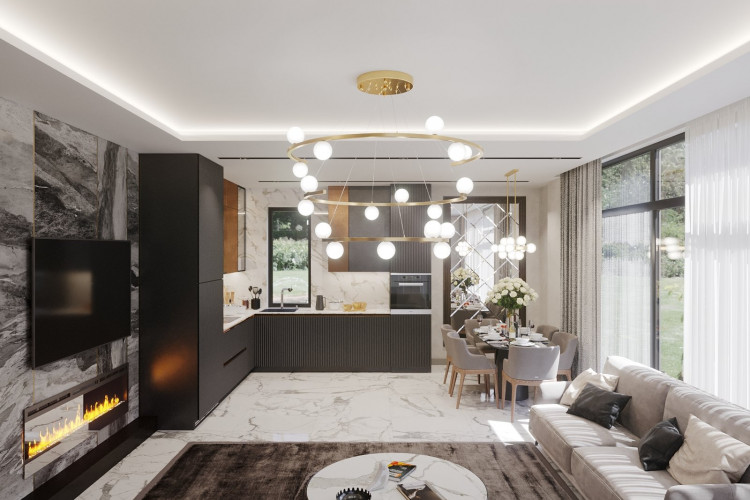 Вилла 4+1 в Каргыджаке, Алания, Турция | STE-48637